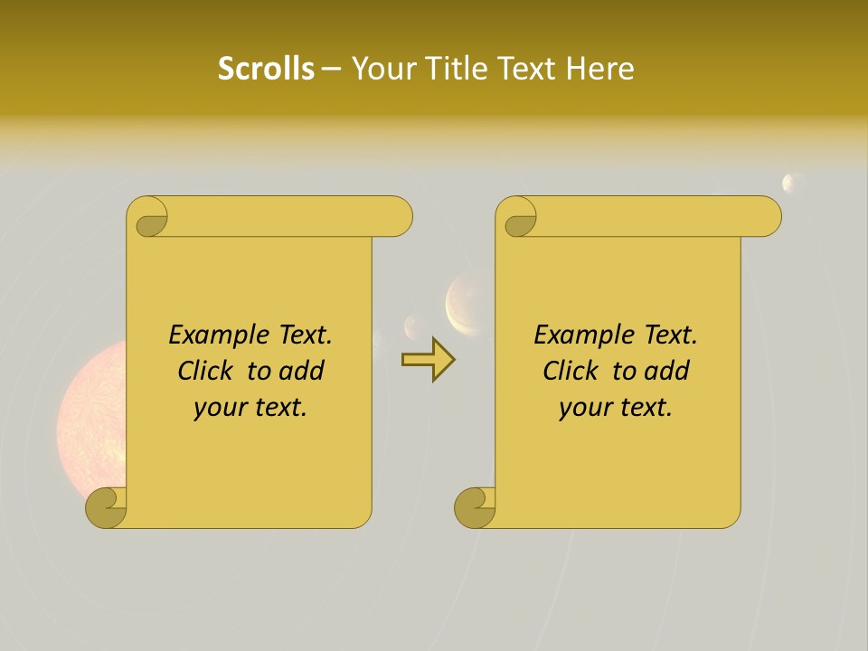 Saturn System Jupiter PowerPoint Template