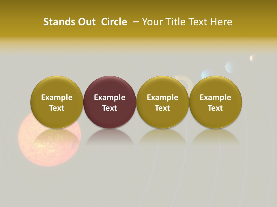 Saturn System Jupiter PowerPoint Template