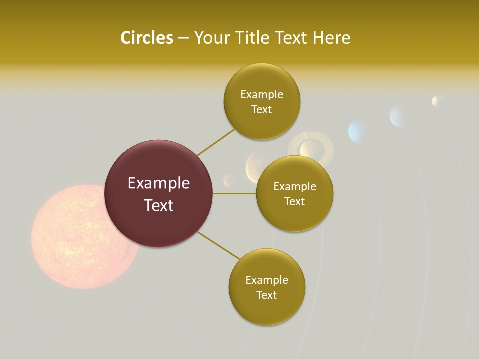 Saturn System Jupiter PowerPoint Template
