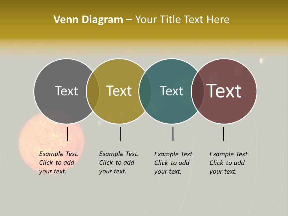 Saturn System Jupiter PowerPoint Template