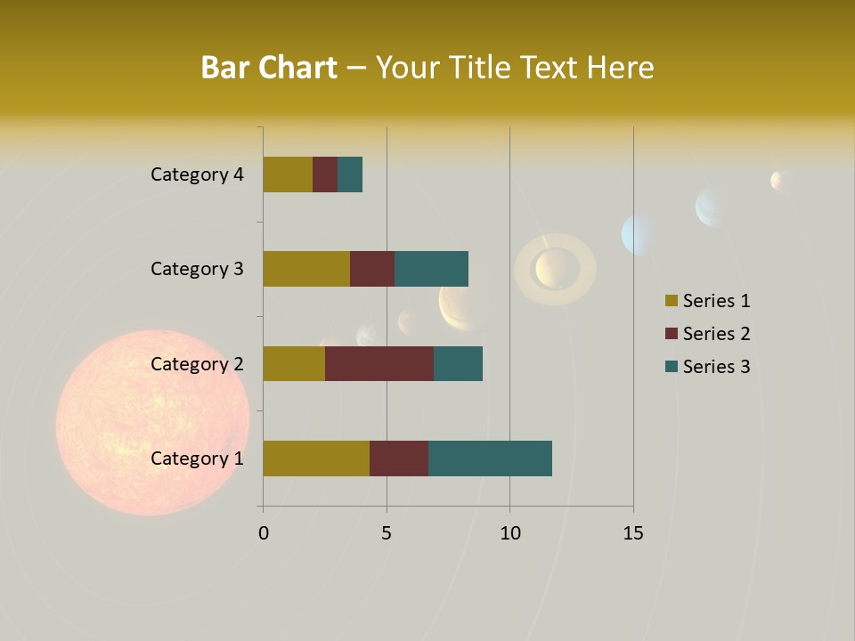 Saturn System Jupiter PowerPoint Template