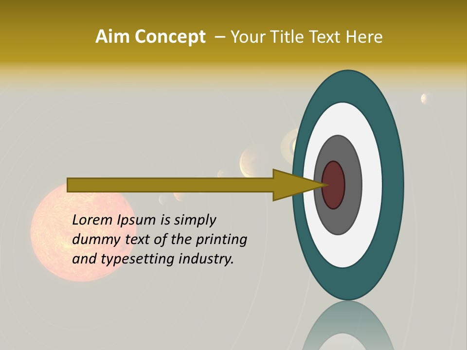 Saturn System Jupiter PowerPoint Template