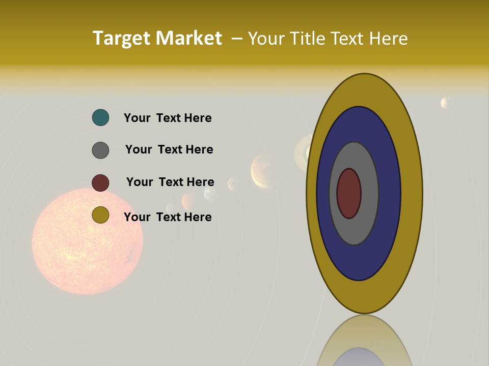 Saturn System Jupiter PowerPoint Template