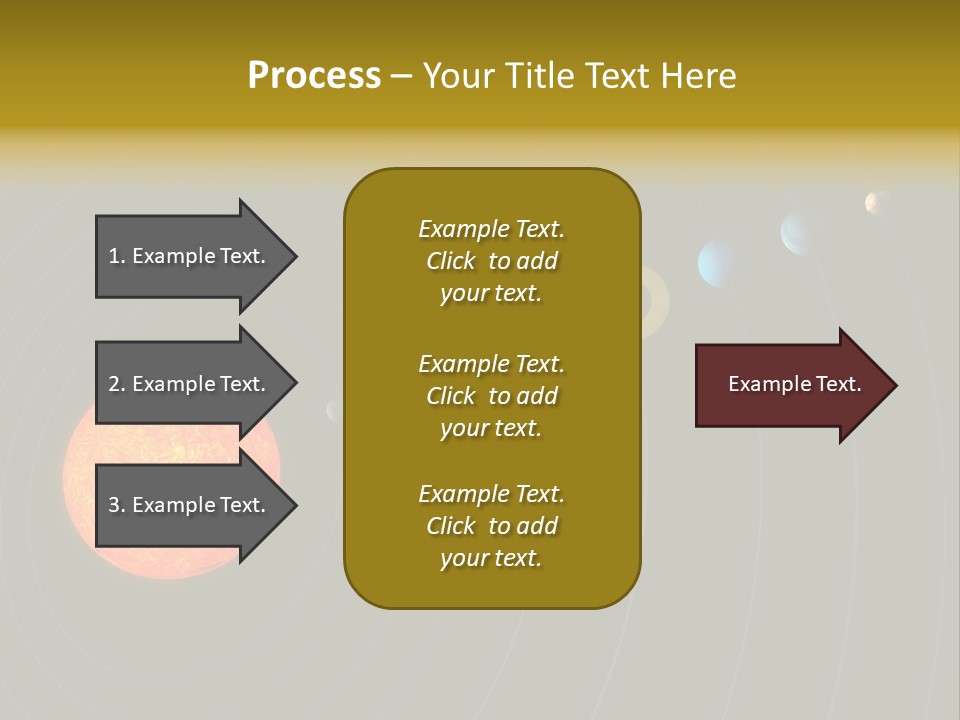 Saturn System Jupiter PowerPoint Template
