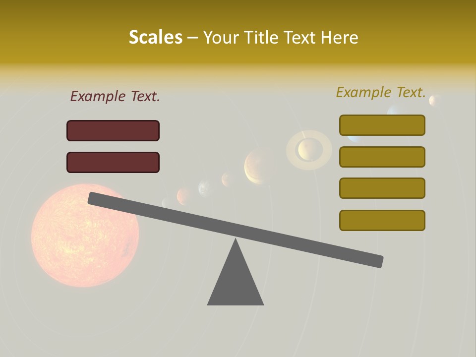 Saturn System Jupiter PowerPoint Template