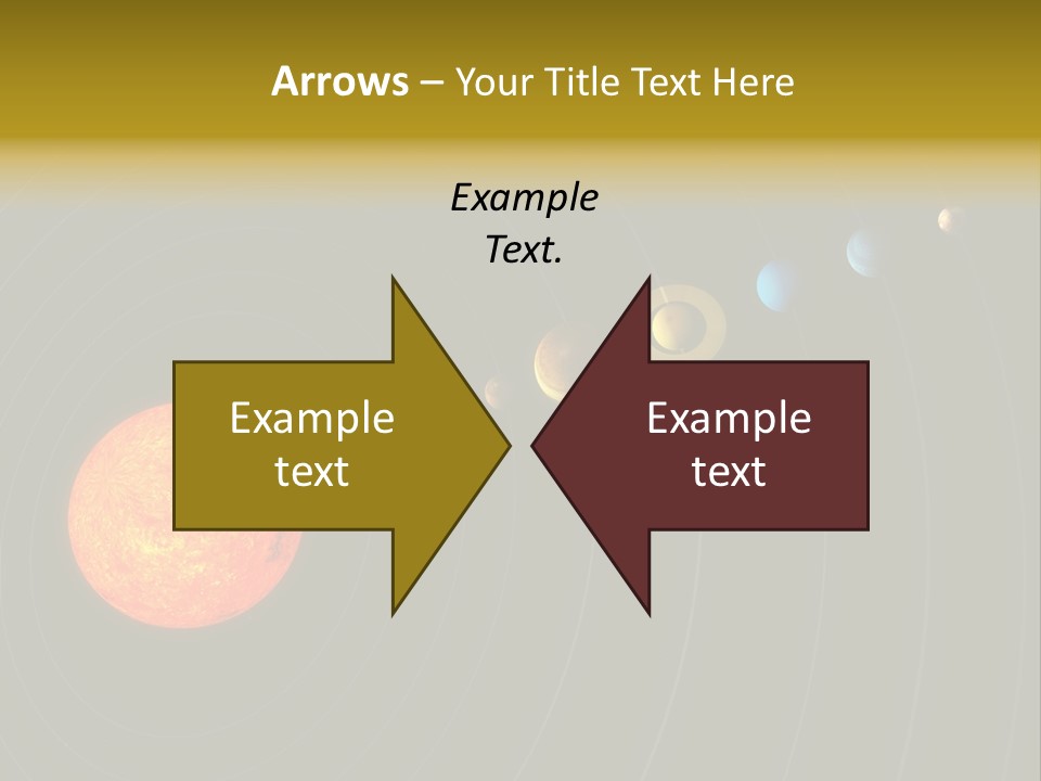 Saturn System Jupiter PowerPoint Template