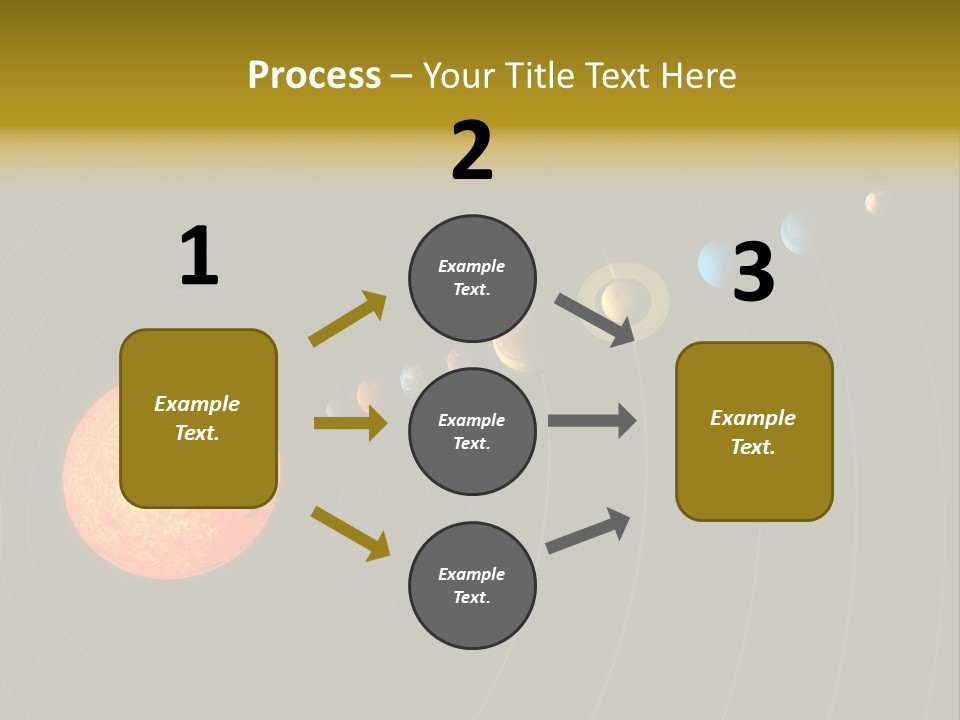 Saturn System Jupiter PowerPoint Template