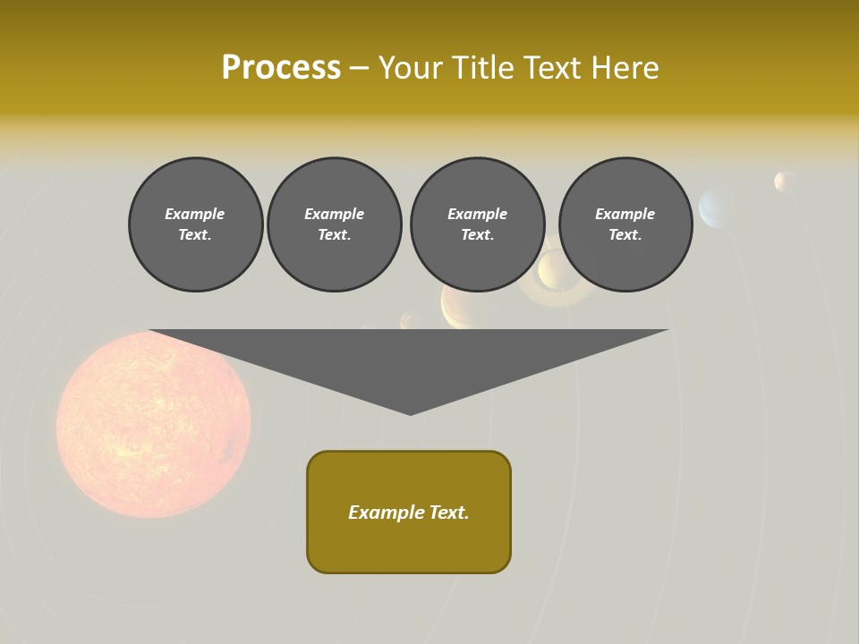 Saturn System Jupiter PowerPoint Template