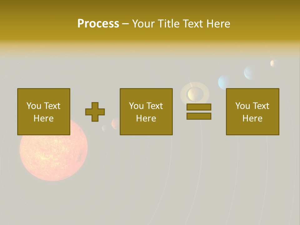 Saturn System Jupiter PowerPoint Template