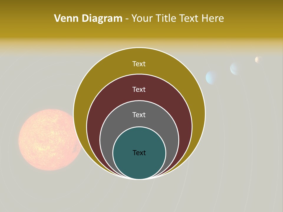 Saturn System Jupiter PowerPoint Template