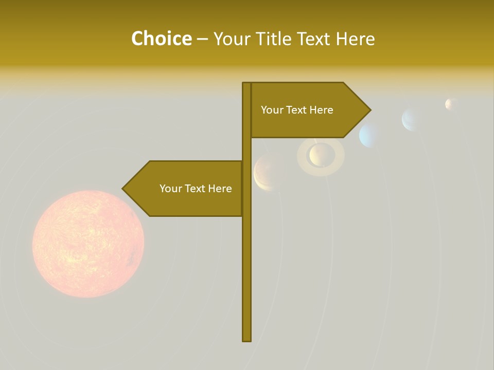 Saturn System Jupiter PowerPoint Template