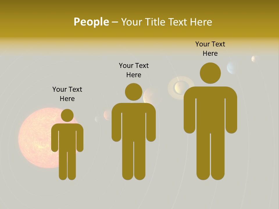 Saturn System Jupiter PowerPoint Template