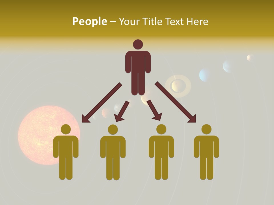 Saturn System Jupiter PowerPoint Template