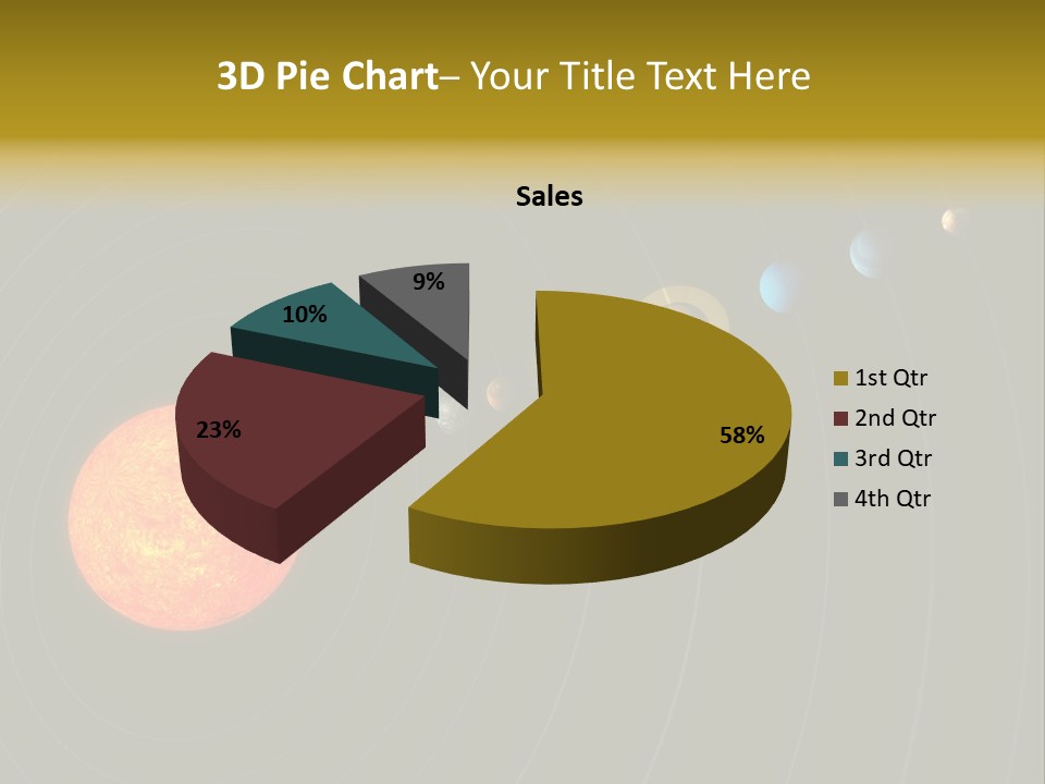 Saturn System Jupiter PowerPoint Template