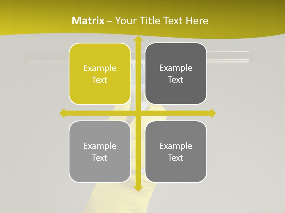 Window Yellow Holds PowerPoint Template