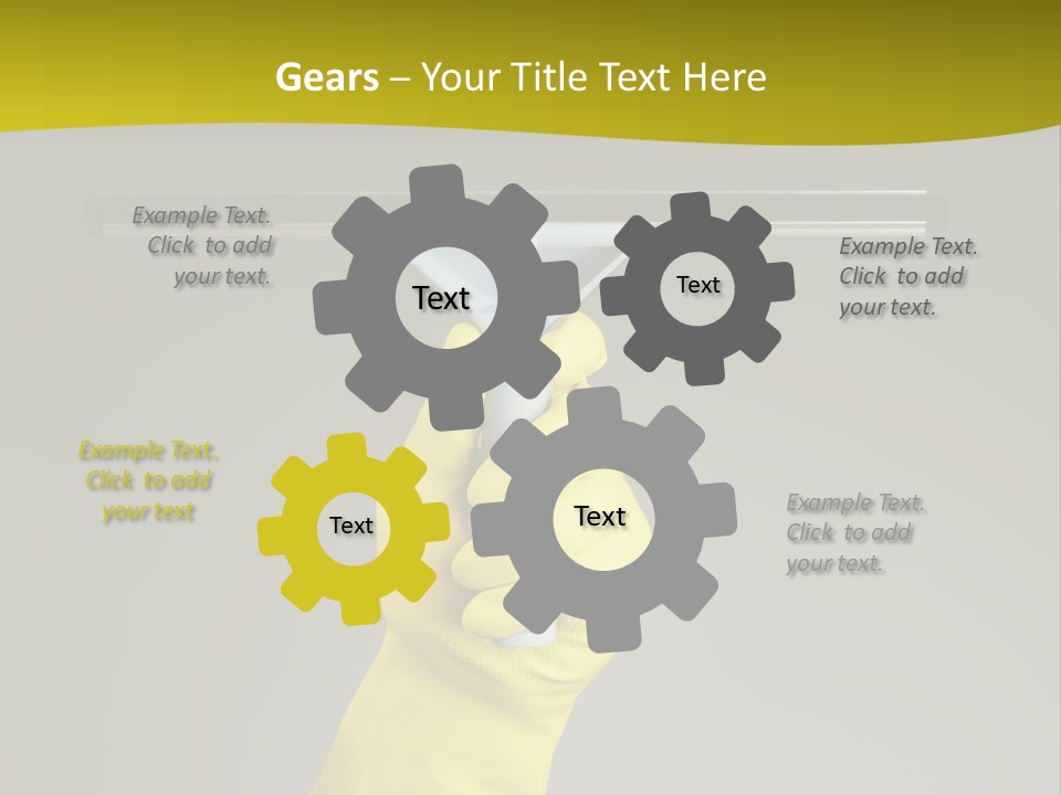 Window Yellow Holds PowerPoint Template