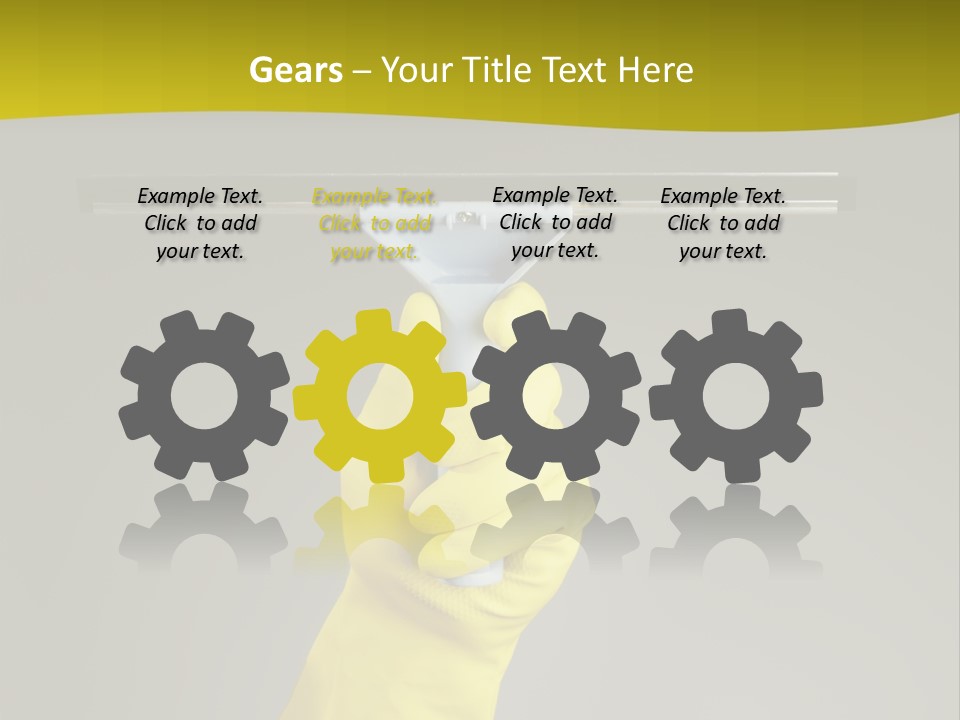 Window Yellow Holds PowerPoint Template