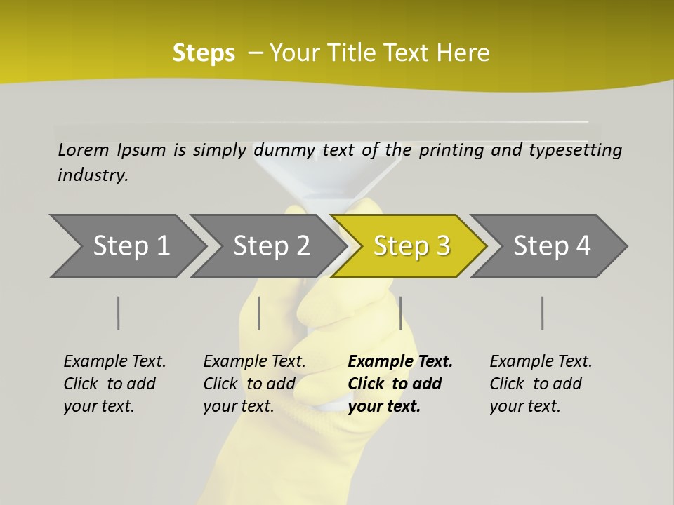 Window Yellow Holds PowerPoint Template