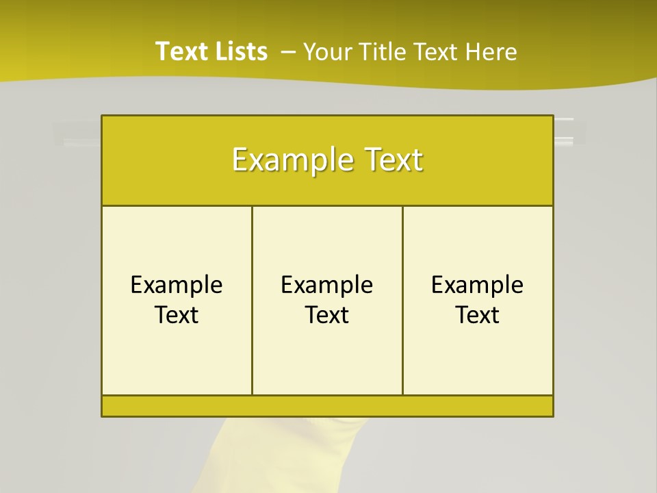 Window Yellow Holds PowerPoint Template