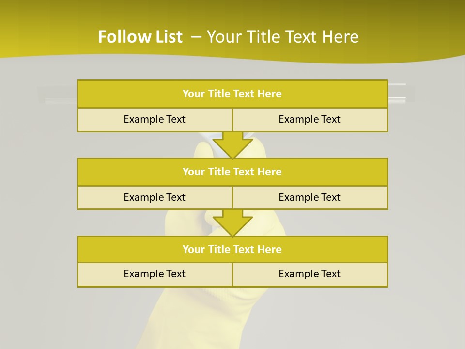 Window Yellow Holds PowerPoint Template