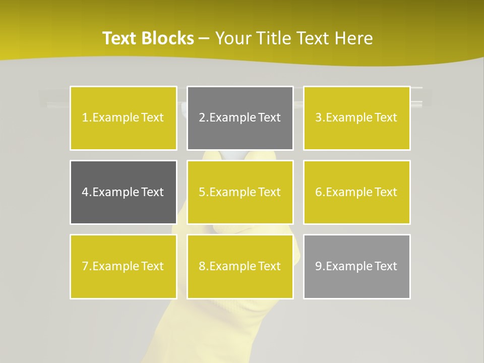 Window Yellow Holds PowerPoint Template