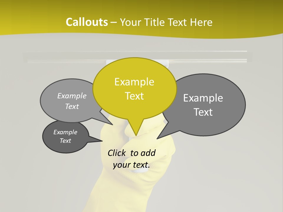 Window Yellow Holds PowerPoint Template
