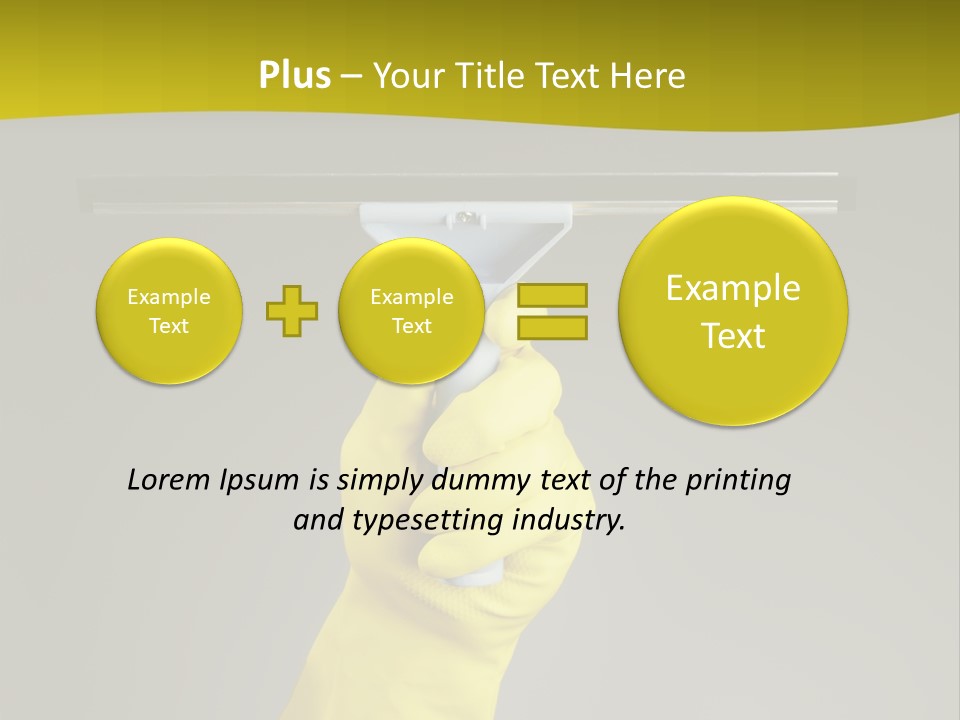 Window Yellow Holds PowerPoint Template