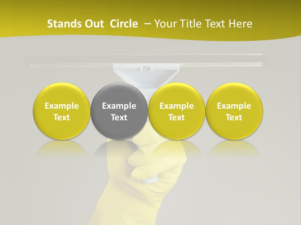 Window Yellow Holds PowerPoint Template