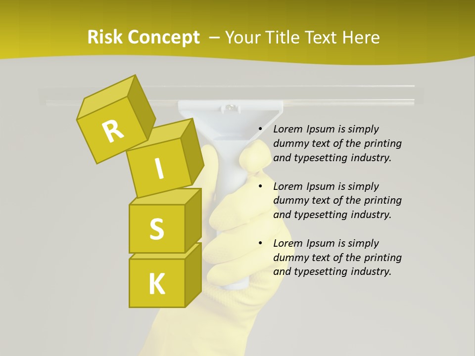 Window Yellow Holds PowerPoint Template