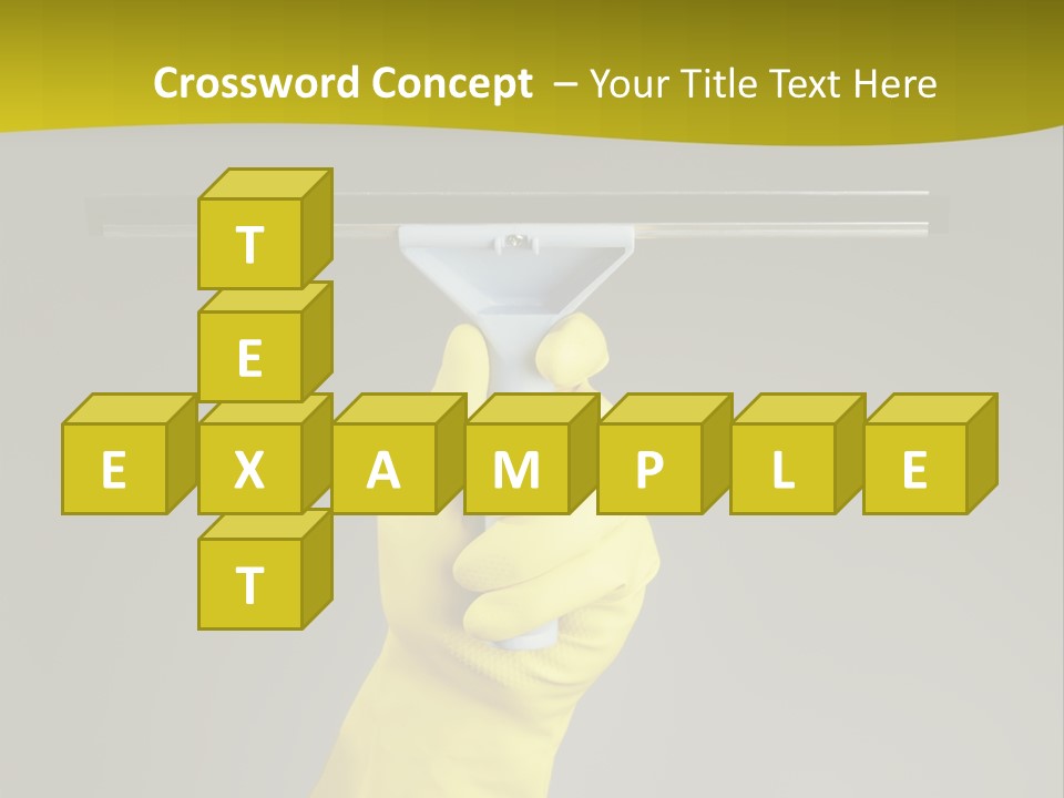 Window Yellow Holds PowerPoint Template