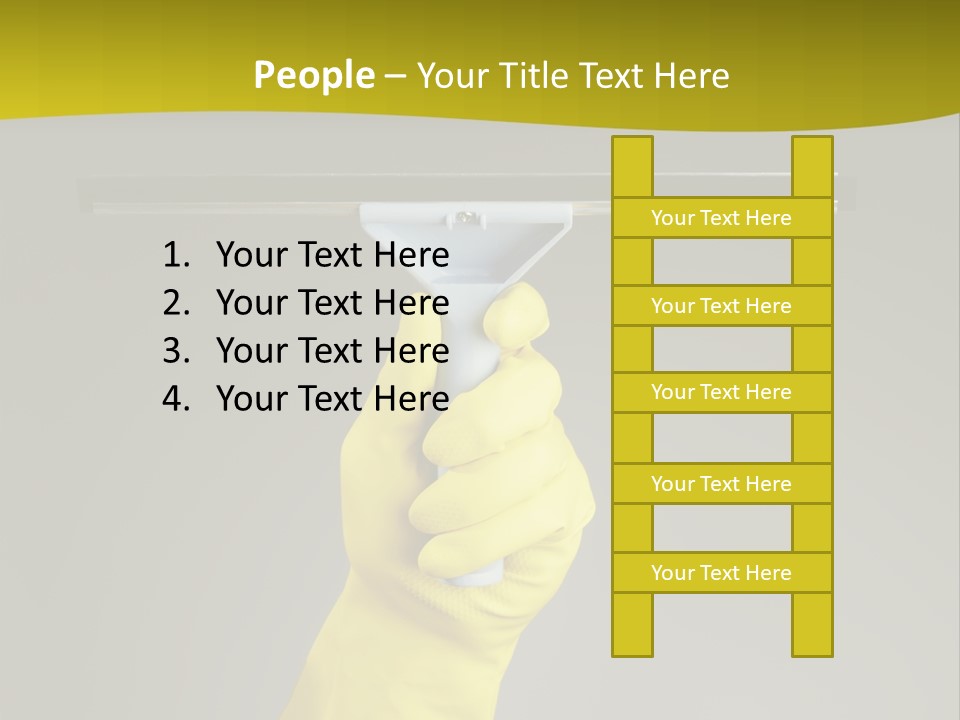 Window Yellow Holds PowerPoint Template