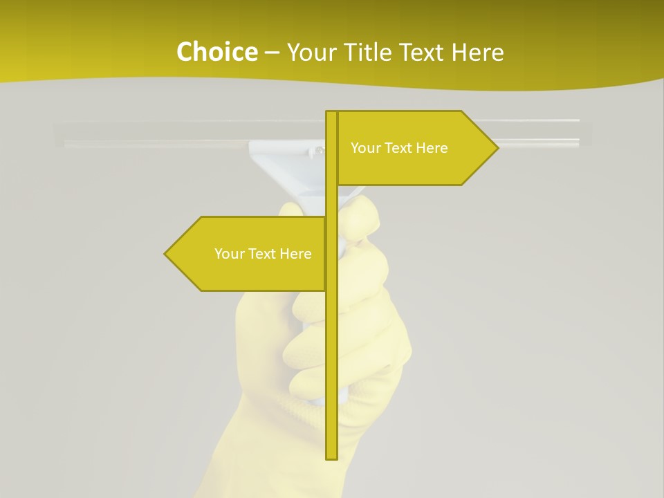 Window Yellow Holds PowerPoint Template