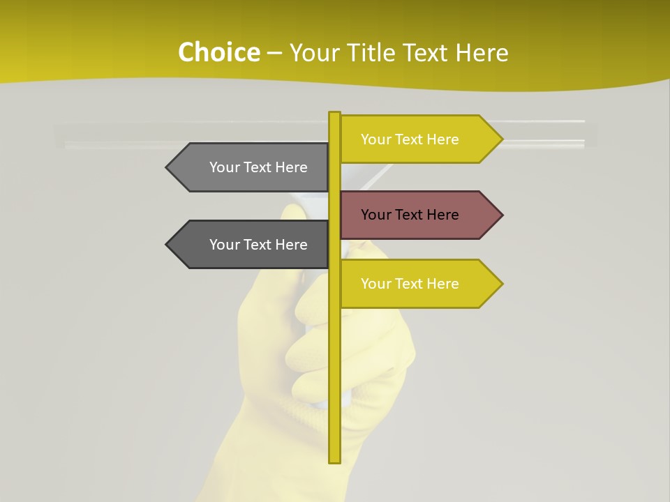 Window Yellow Holds PowerPoint Template