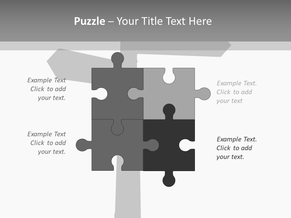 A Black And White Picture Of A Street Sign PowerPoint Template