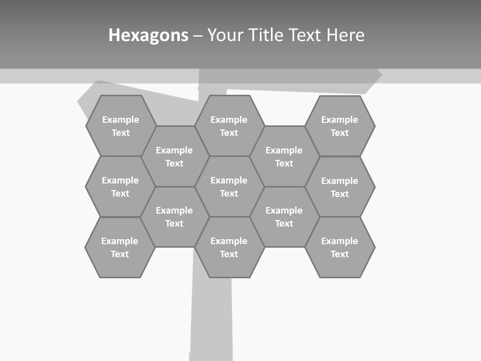 A Black And White Picture Of A Street Sign PowerPoint Template