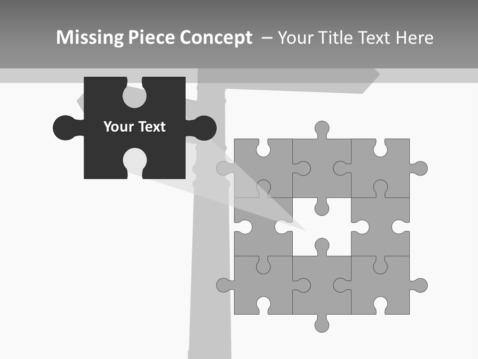 A Black And White Picture Of A Street Sign PowerPoint Template