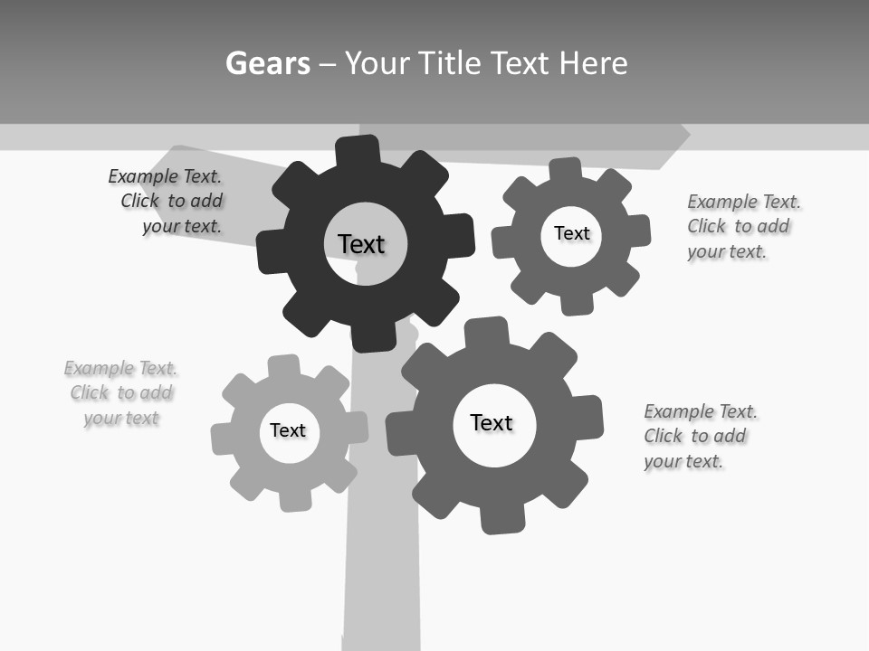 A Black And White Picture Of A Street Sign PowerPoint Template