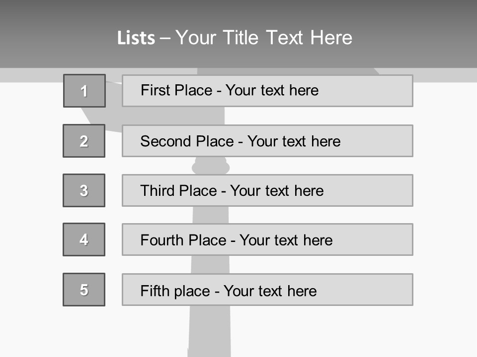 A Black And White Picture Of A Street Sign PowerPoint Template