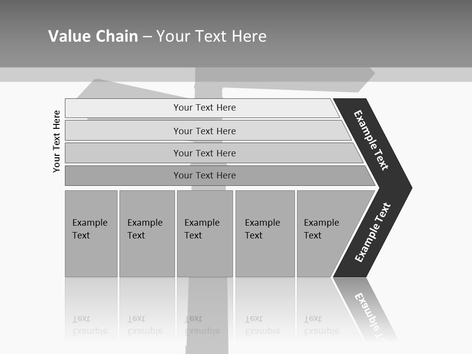 A Black And White Picture Of A Street Sign PowerPoint Template