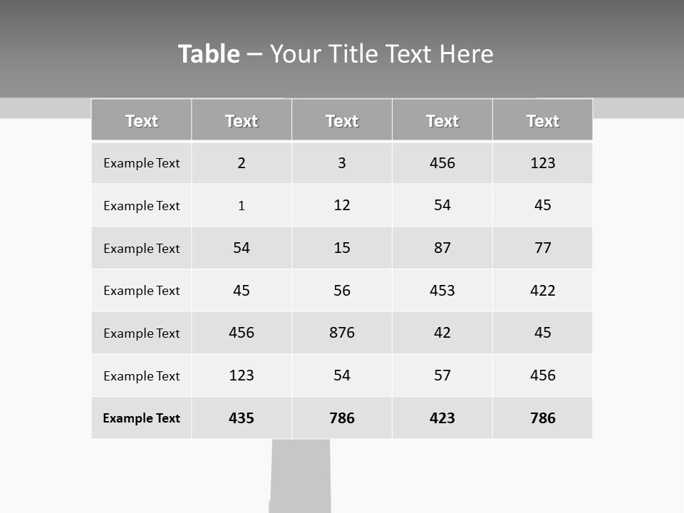 A Black And White Picture Of A Street Sign PowerPoint Template