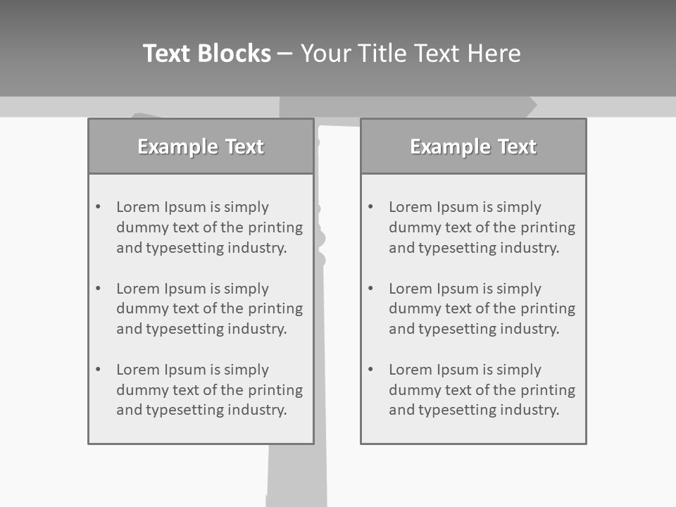 A Black And White Picture Of A Street Sign PowerPoint Template