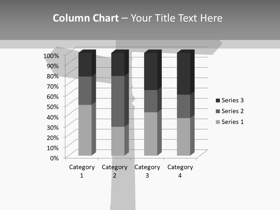 A Black And White Picture Of A Street Sign PowerPoint Template
