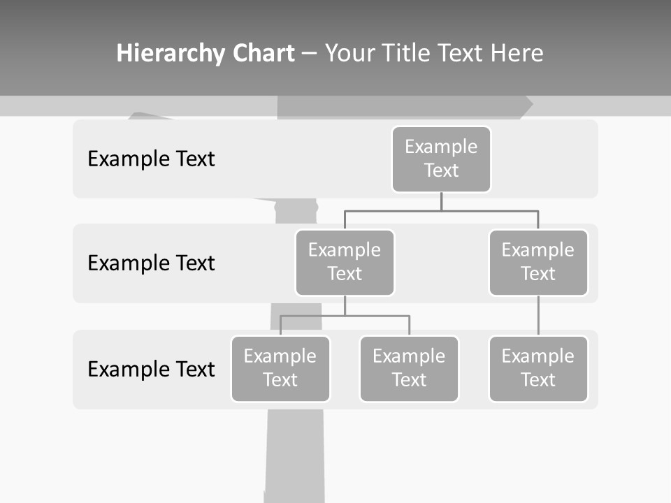 A Black And White Picture Of A Street Sign PowerPoint Template