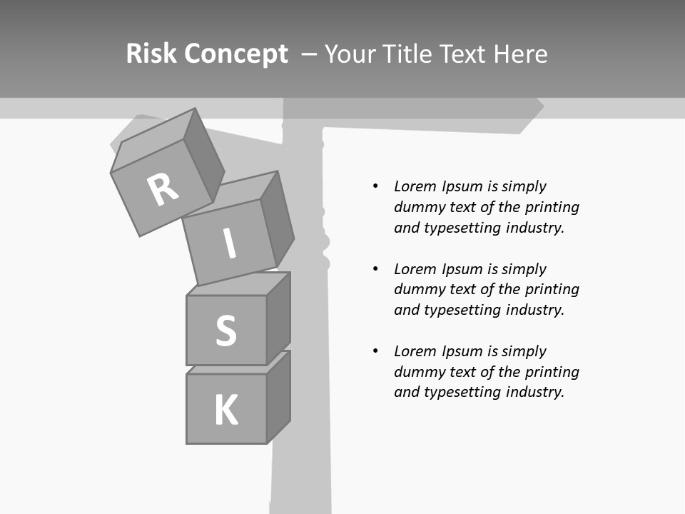 A Black And White Picture Of A Street Sign PowerPoint Template