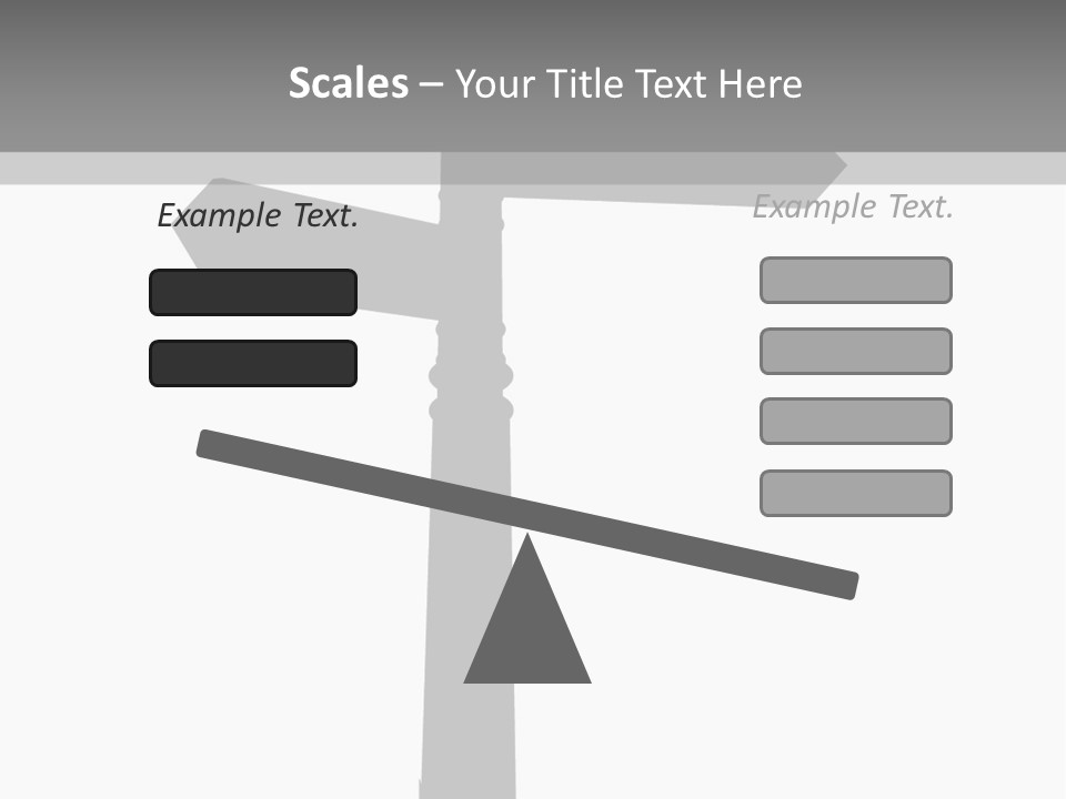 A Black And White Picture Of A Street Sign PowerPoint Template