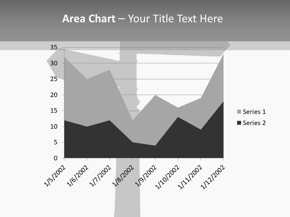 A Black And White Picture Of A Street Sign PowerPoint Template