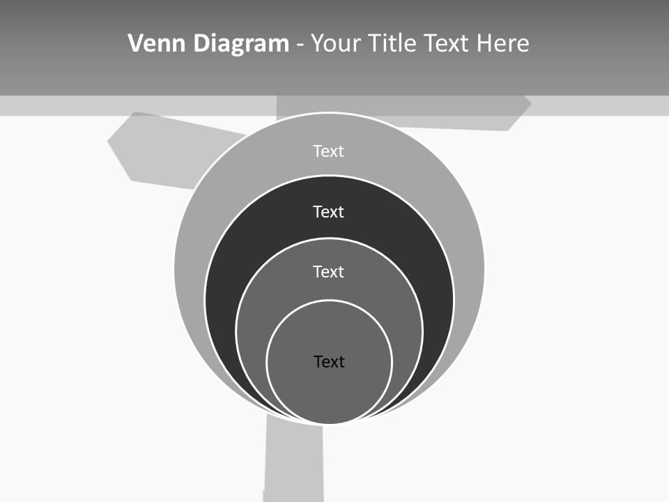 A Black And White Picture Of A Street Sign PowerPoint Template