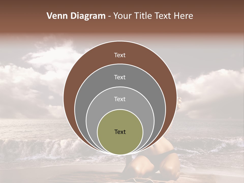 Pretty Vacation Woman PowerPoint Template