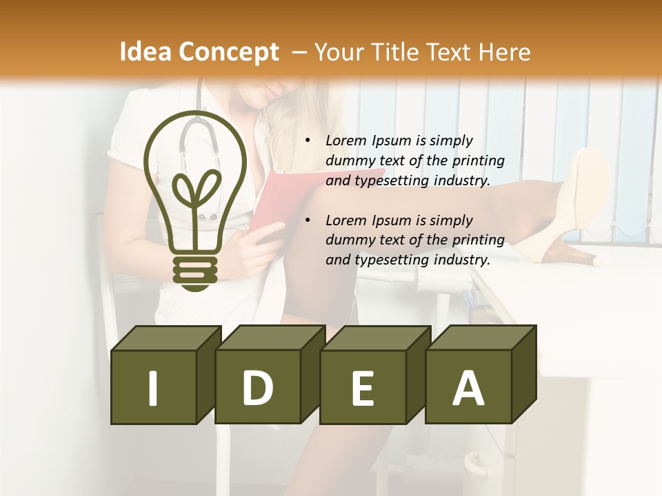 Young Equipment Doctor PowerPoint Template