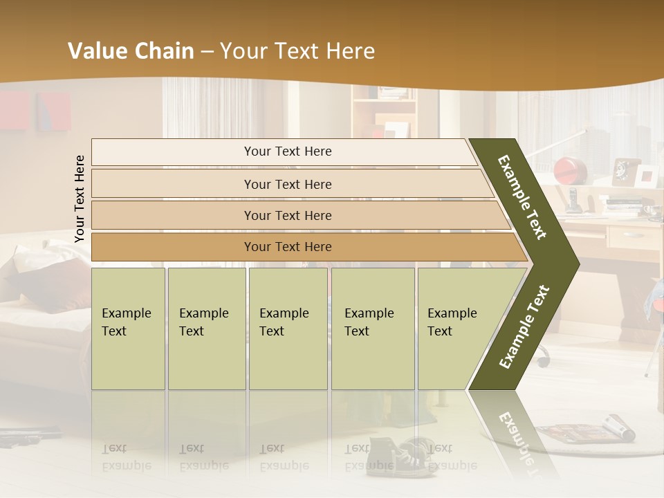 Clock Bed Young PowerPoint Template